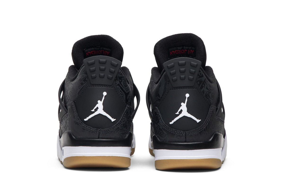 Jordan 4 Retro Laser Black Gum sneaker afbeelding 6 - stylecode CI1184-001