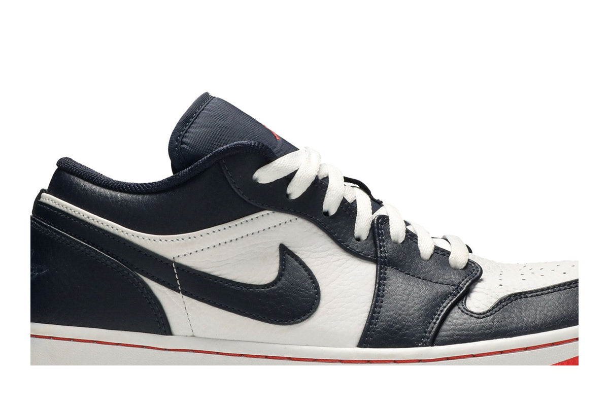 Jordan 1 Low Obsidian Ember Glow sneaker afbeelding 2 - stylecode 553558-481