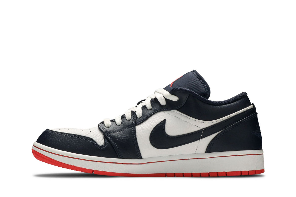 Jordan 1 Low Obsidian Ember Glow sneaker afbeelding 3 - stylecode 553558-481