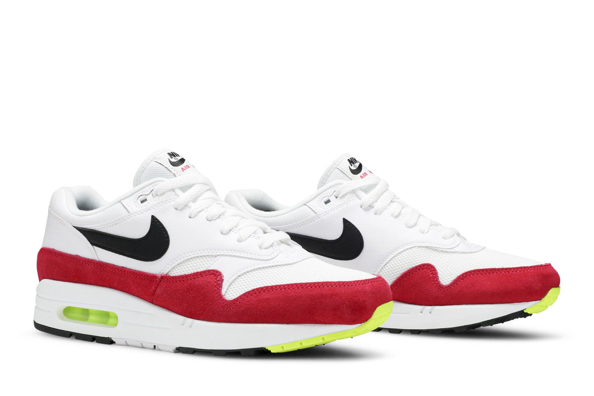 Nike Air Max 1 White Black Volt Rush Pink sneaker afbeelding 8 - stylecode AH8145-111