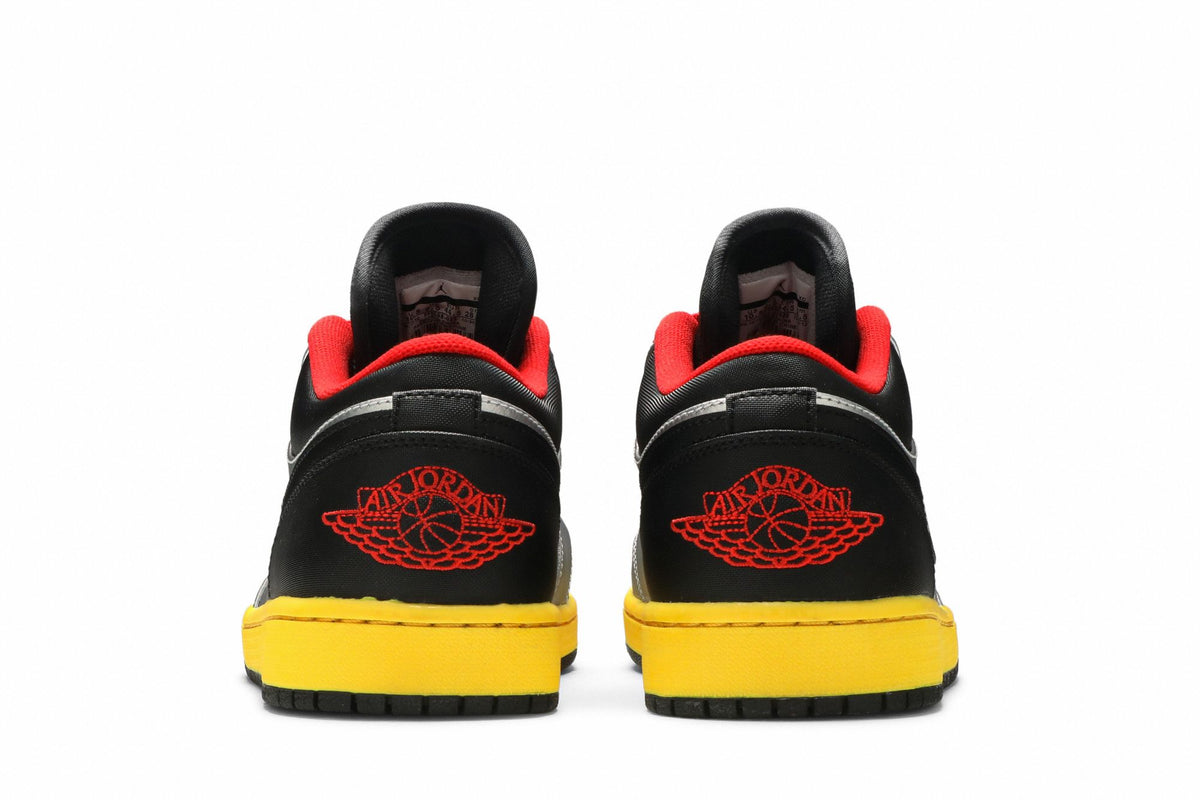 Jordan 1 Low Silver Black Yellow sneaker afbeelding 6 - stylecode 553558-023
