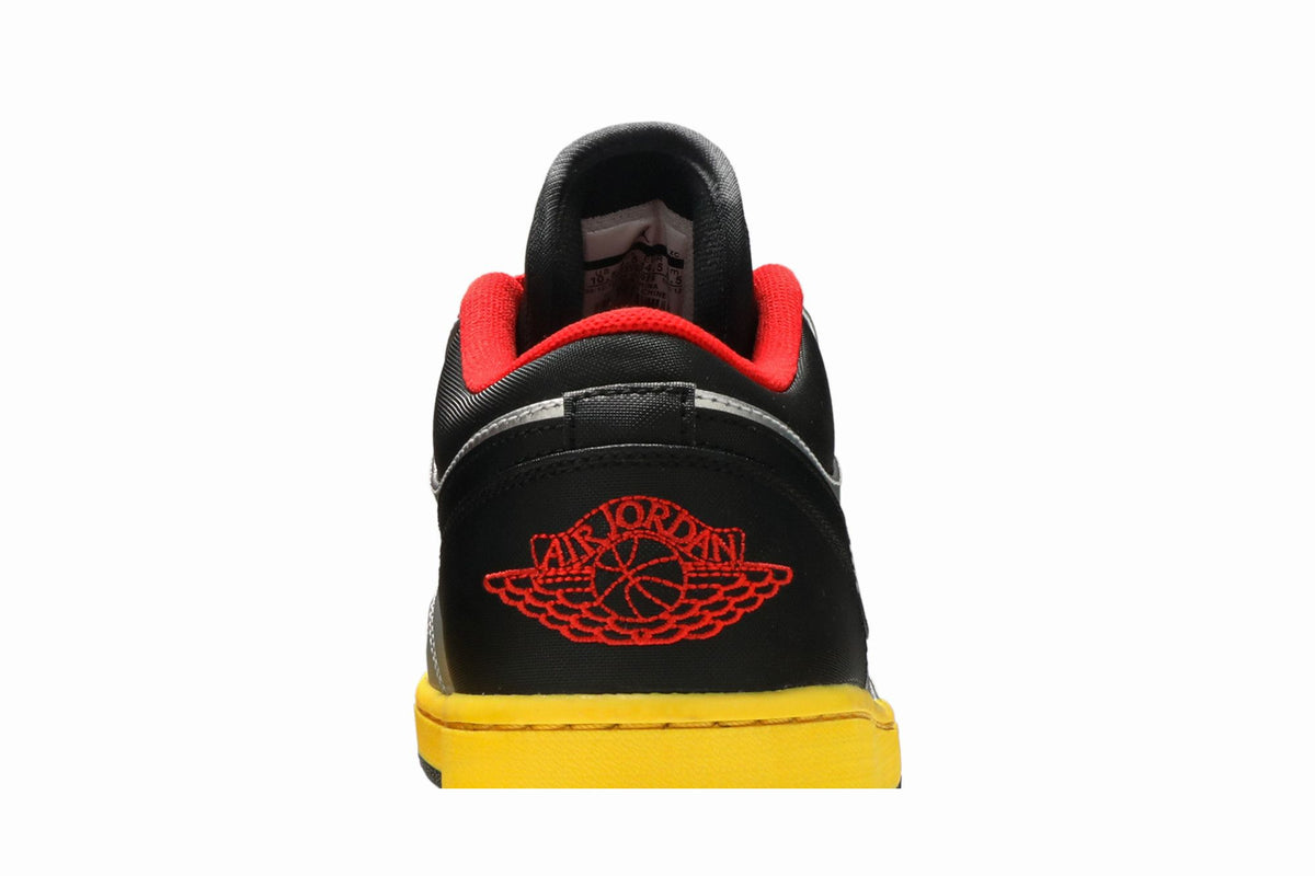 Jordan 1 Low Silver Black Yellow sneaker afbeelding 7 - stylecode 553558-023