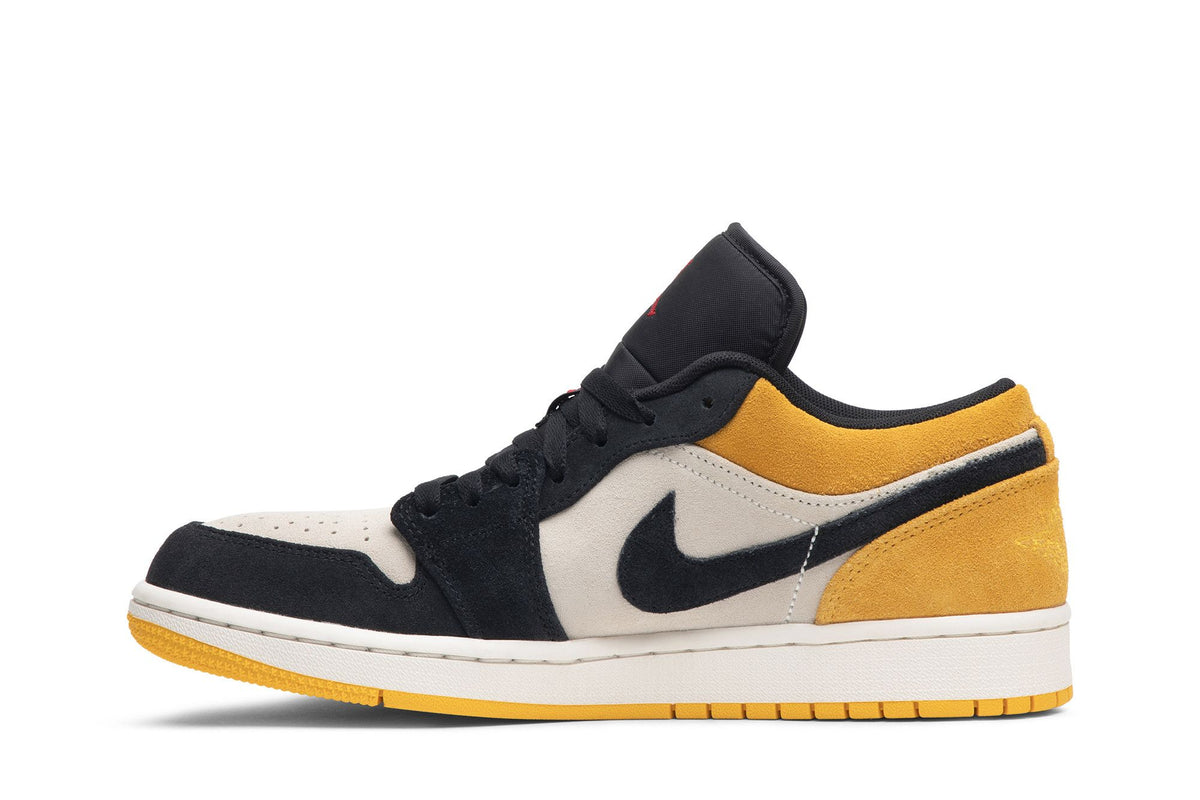 Jordan 1 Low Sail University Gold Black sneaker afbeelding 3 - stylecode 553558-127