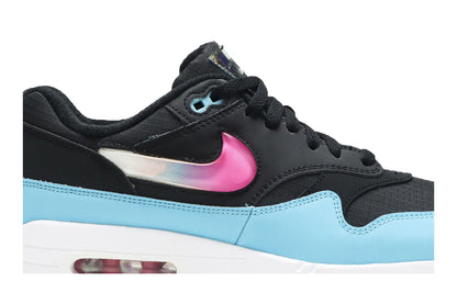 Nike Air Max 1 Jelly Swoosh Black Fuchsia Blue Fury sneaker afbeelding 2 - stylecode CI2450-001
