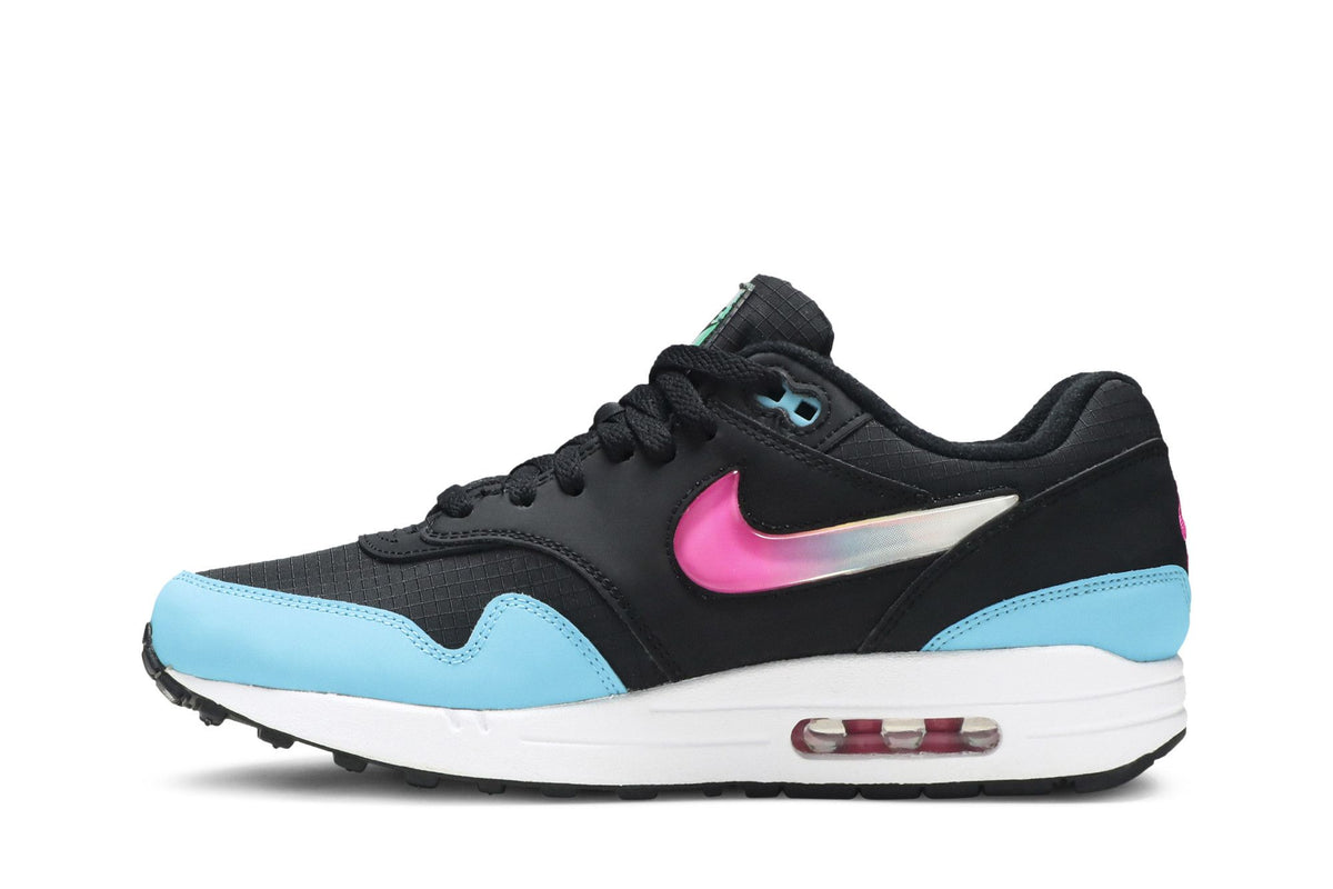 Nike Air Max 1 Jelly Swoosh Black Fuchsia Blue Fury sneaker afbeelding 3 - stylecode CI2450-001