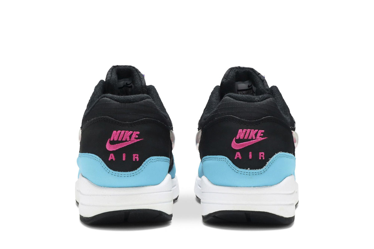 Nike Air Max 1 Jelly Swoosh Black Fuchsia Blue Fury sneaker afbeelding 6 - stylecode CI2450-001