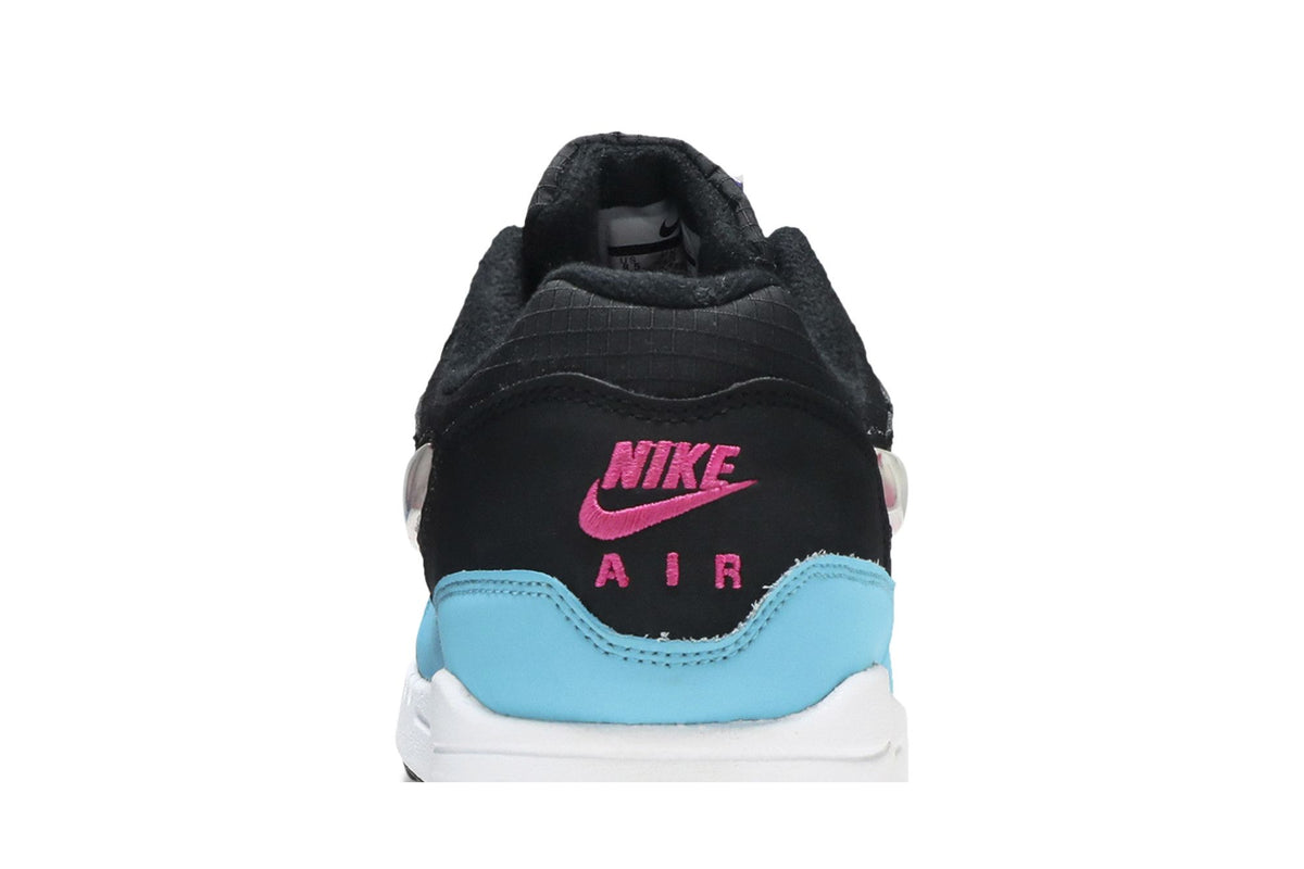 Nike Air Max 1 Jelly Swoosh Black Fuchsia Blue Fury sneaker afbeelding 7 - stylecode CI2450-001