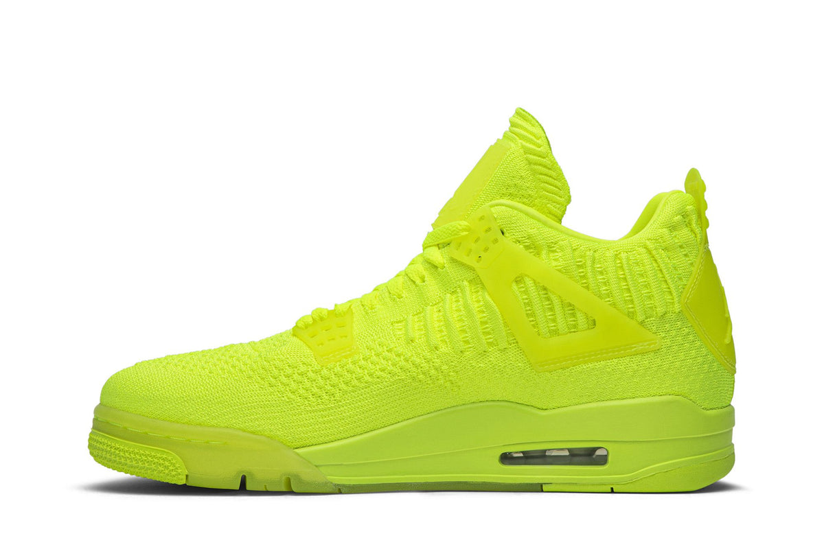 Jordan 4 Retro Flyknit Volt sneaker afbeelding 3 - stylecode AQ3559-700