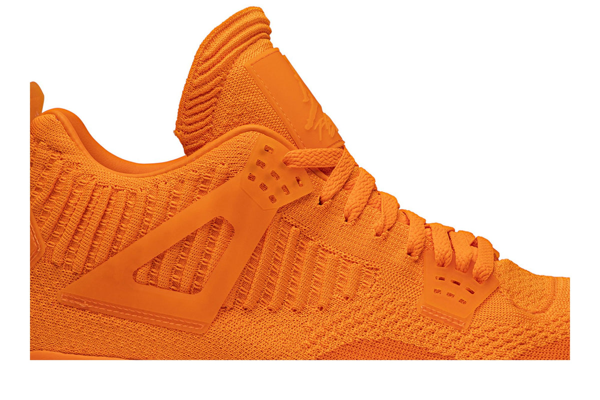 Jordan 4 Retro Flyknit Orange sneaker afbeelding 2 - stylecode AQ3559-800