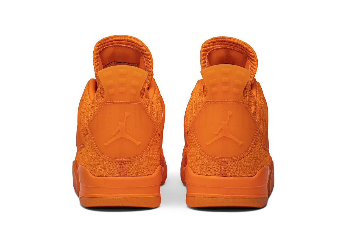 Jordan 4 Retro Flyknit Orange sneaker afbeelding 6 - stylecode AQ3559-800