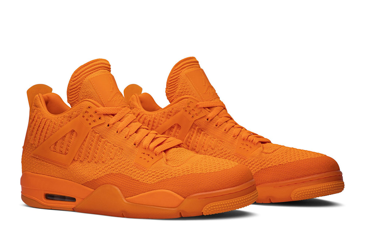 Jordan 4 Retro Flyknit Orange sneaker afbeelding 8 - stylecode AQ3559-800