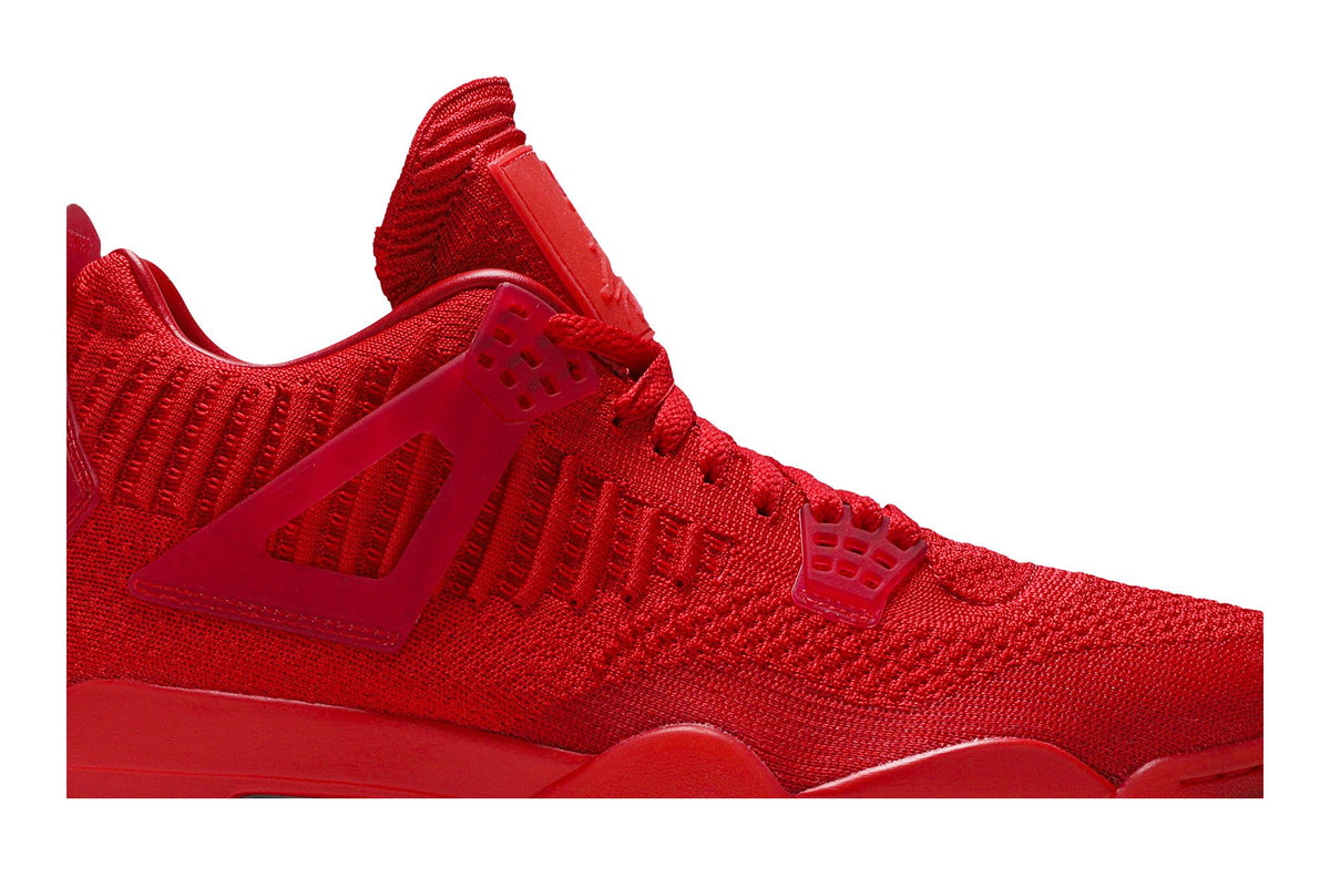 Jordan 4 Retro Flyknit Red sneaker afbeelding 2 - stylecode AQ3559-600