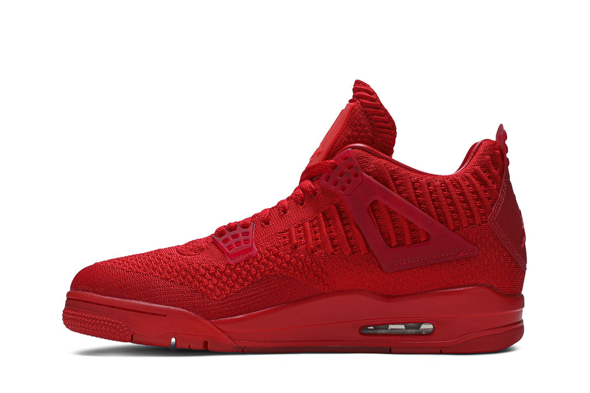 Jordan 4 Retro Flyknit Red sneaker afbeelding 3 - stylecode AQ3559-600