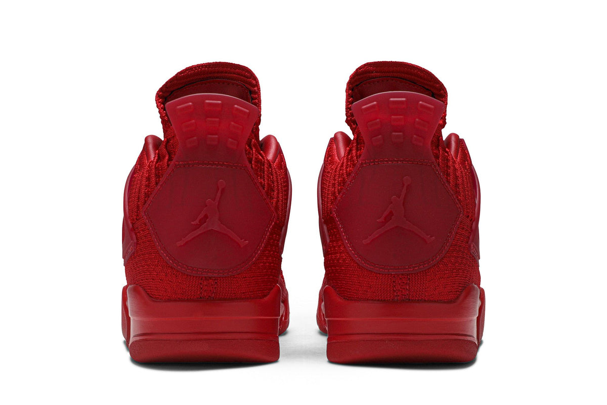 Jordan 4 Retro Flyknit Red sneaker afbeelding 6 - stylecode AQ3559-600