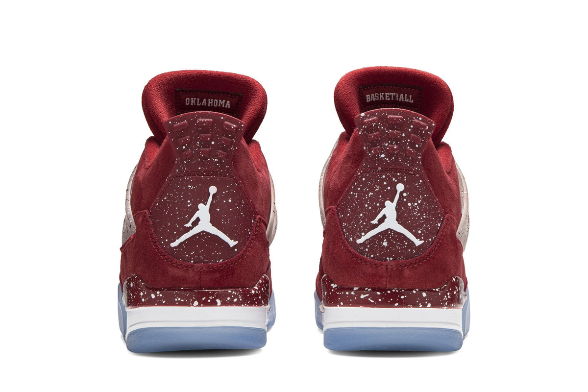 Jordan 4 Retro Oklahoma Sooners PE sneaker afbeelding 6 - stylecode SU18 MNJDLS 731 LN3