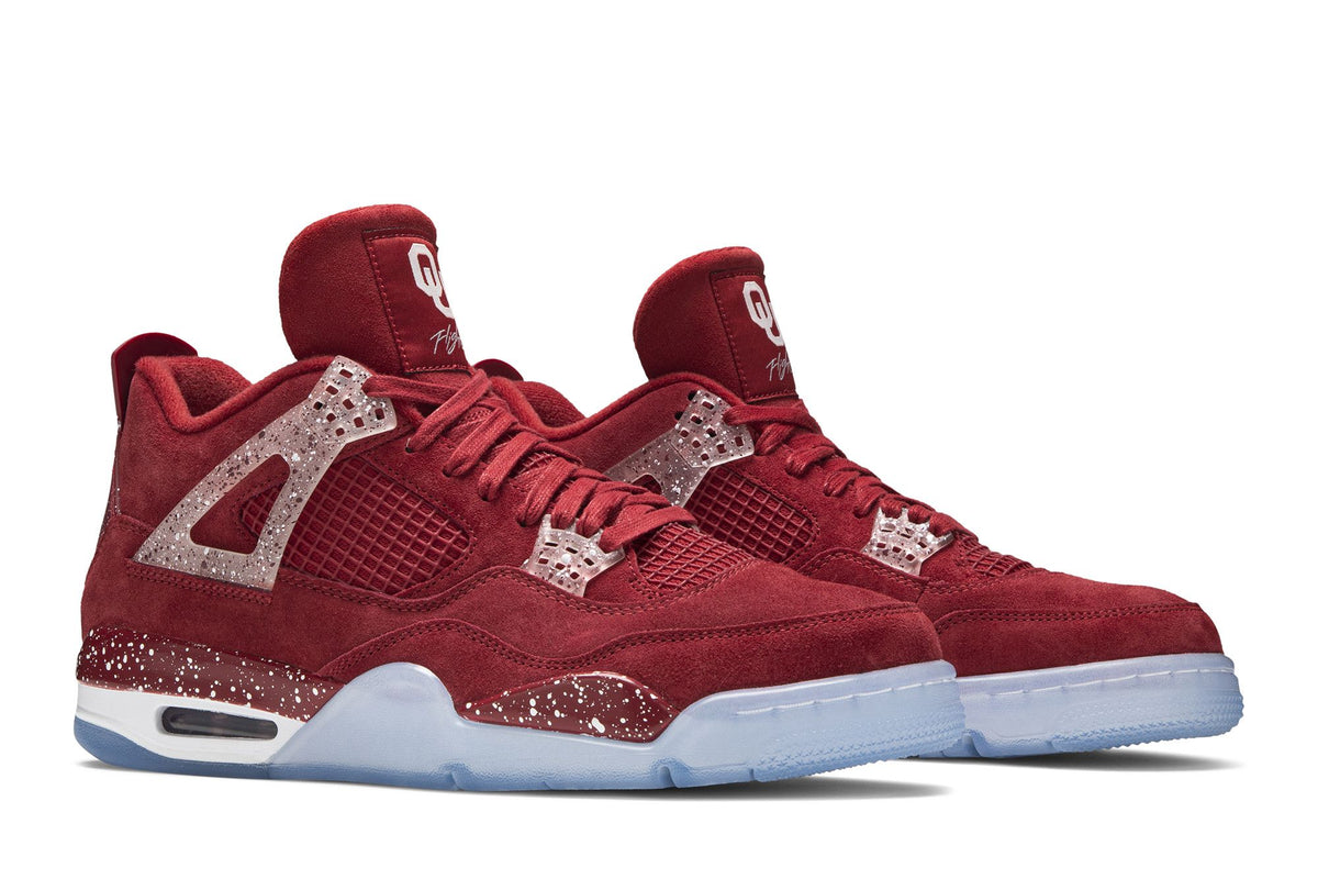 Jordan 4 Retro Oklahoma Sooners PE sneaker afbeelding 8 - stylecode SU18 MNJDLS 731 LN3