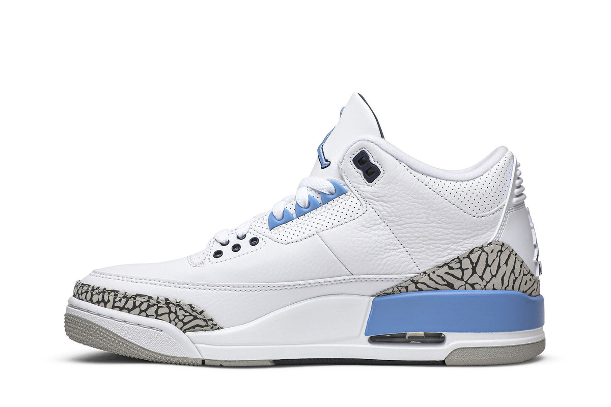 Jordan 3 Retro UNC (2020) sneaker afbeelding 3 - stylecode CT8532-104