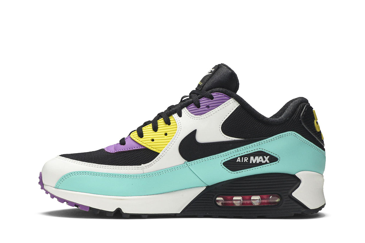 Nike Air Max 90 Black Bright Violet White sneaker afbeelding 3 - stylecode AJ1285-024