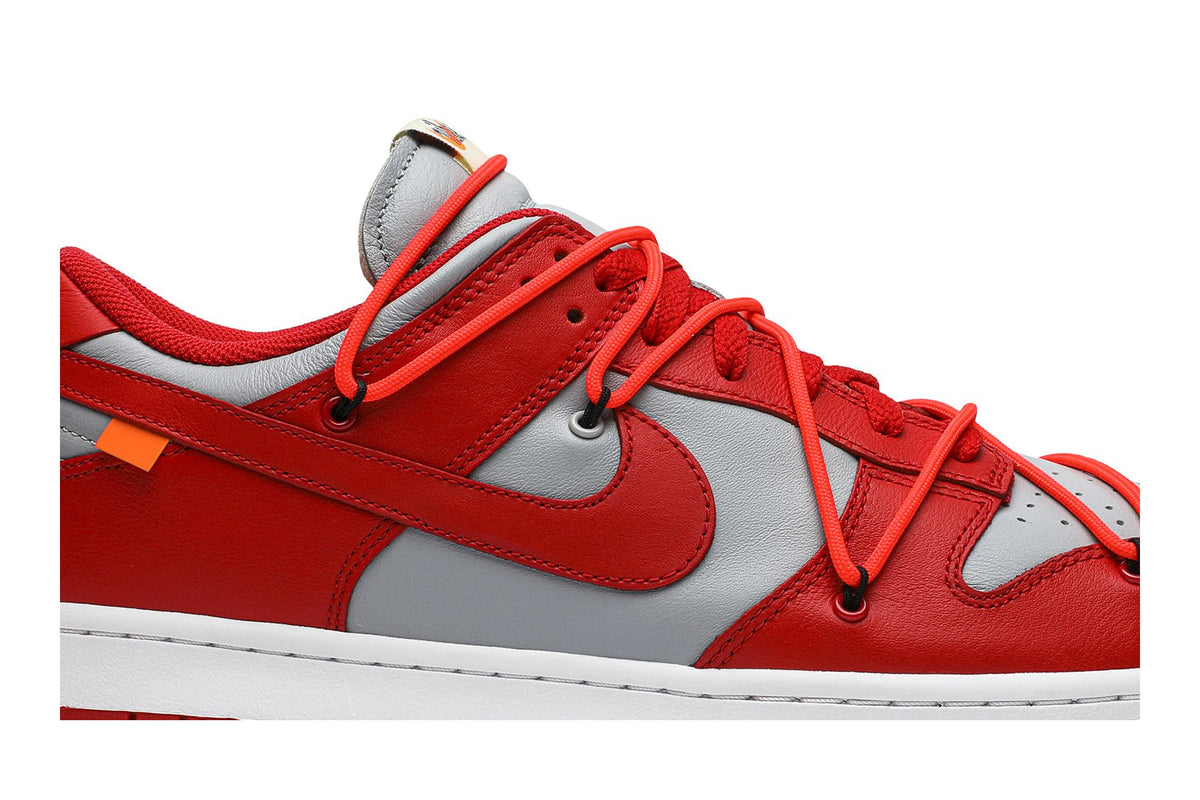 Nike Dunk Low Off-White University Red sneaker afbeelding 2 - stylecode CT0856-600