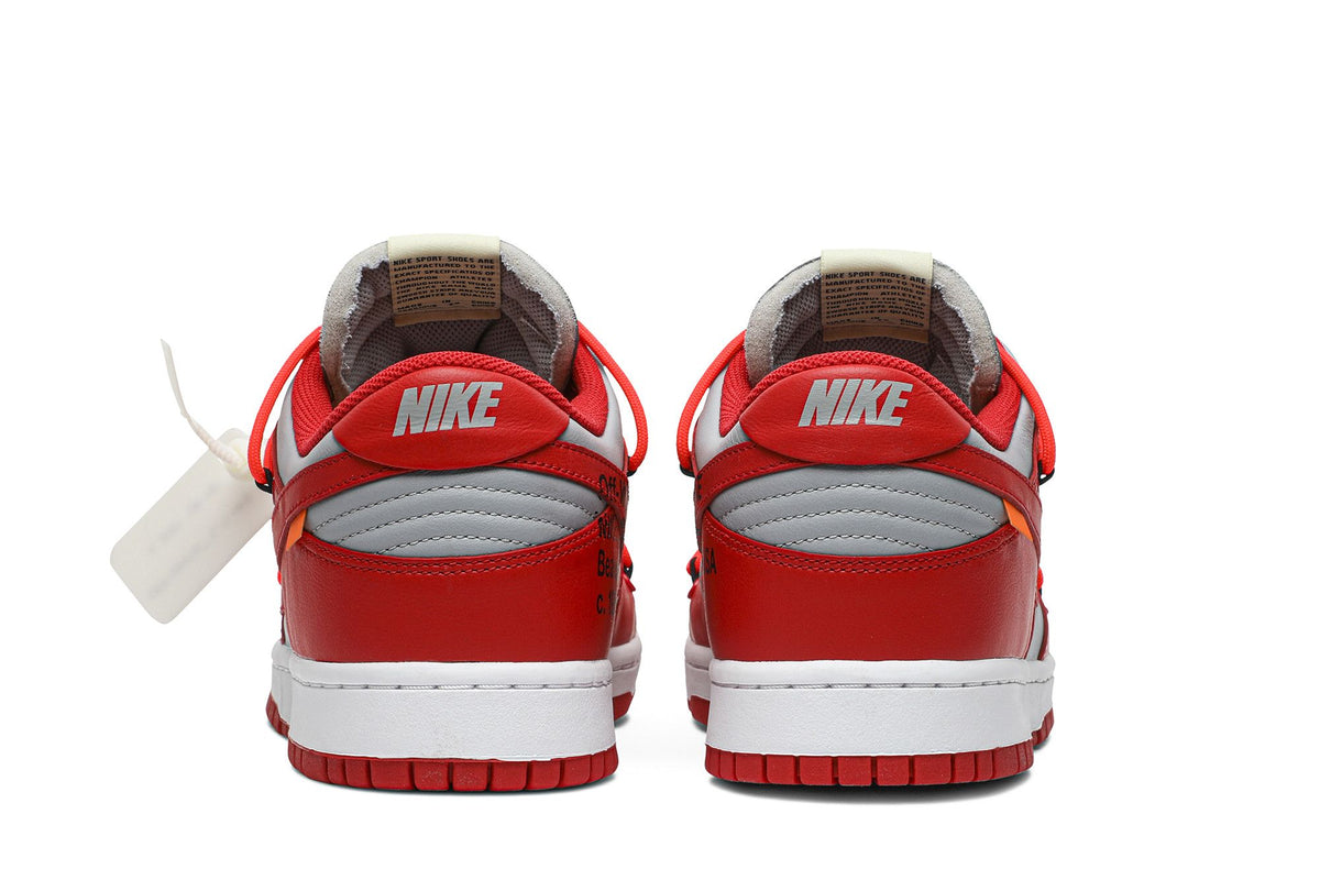 Nike Dunk Low Off-White University Red sneaker afbeelding 6 - stylecode CT0856-600