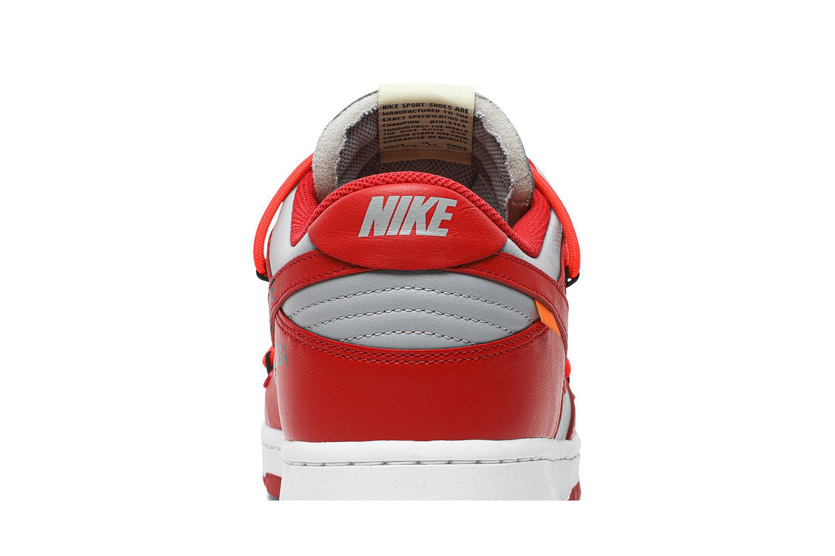 Nike Dunk Low Off-White University Red sneaker afbeelding 7 - stylecode CT0856-600