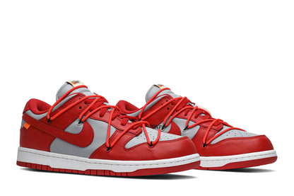 Nike Dunk Low Off-White University Red sneaker afbeelding 8 - stylecode CT0856-600