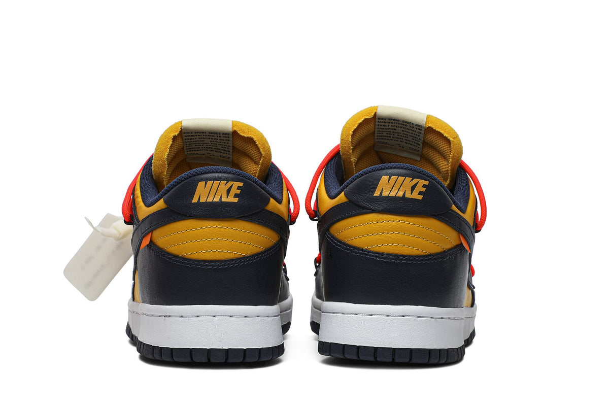 Nike Dunk Low Off-White University Gold sneaker afbeelding 6 - stylecode CT0856-700