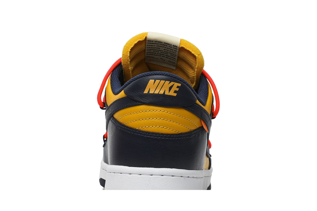 Nike Dunk Low Off-White University Gold sneaker afbeelding 7 - stylecode CT0856-700