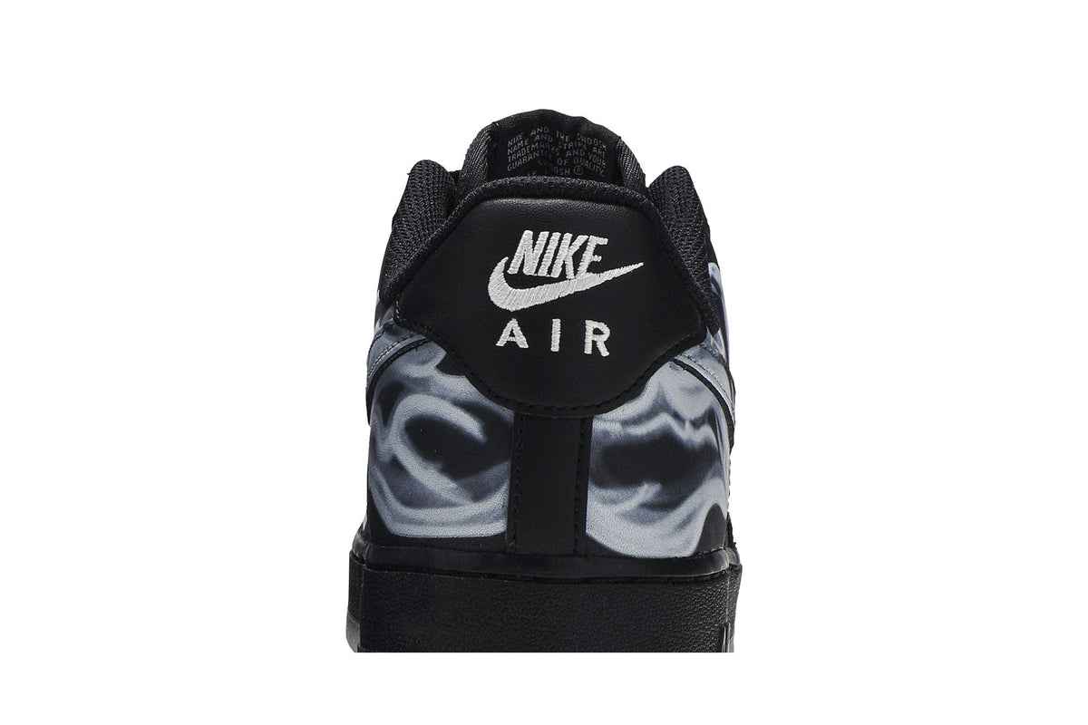 Nike Air Force 1 Low Black Skeleton Halloween (2019) sneaker afbeelding 7 - stylecode BQ7541 001