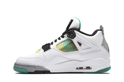 Jordan 4 Retro Lucid Green Rasta (Women's) sneaker afbeelding 3 - stylecode AQ9129-100