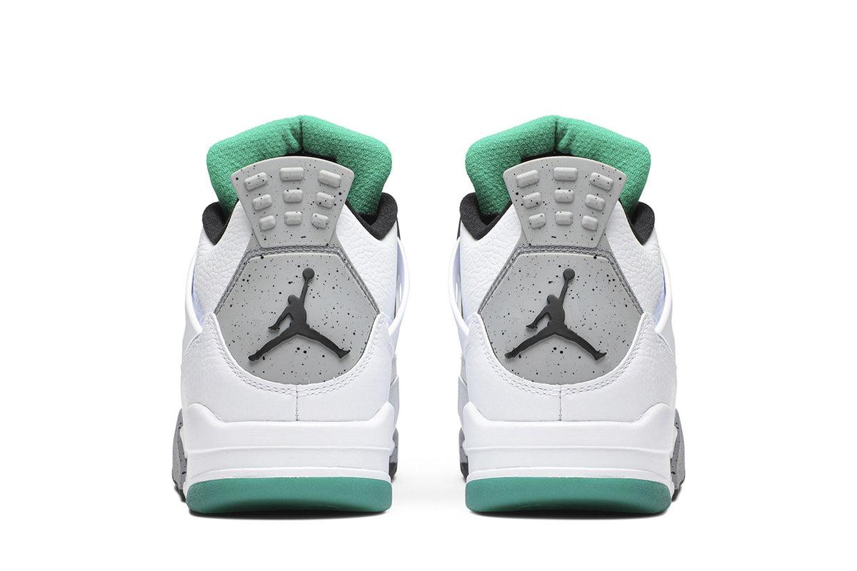 Jordan 4 Retro Lucid Green Rasta (Women's) sneaker afbeelding 6 - stylecode AQ9129-100