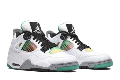 Jordan 4 Retro Lucid Green Rasta (Women's) sneaker afbeelding 8 - stylecode AQ9129-100