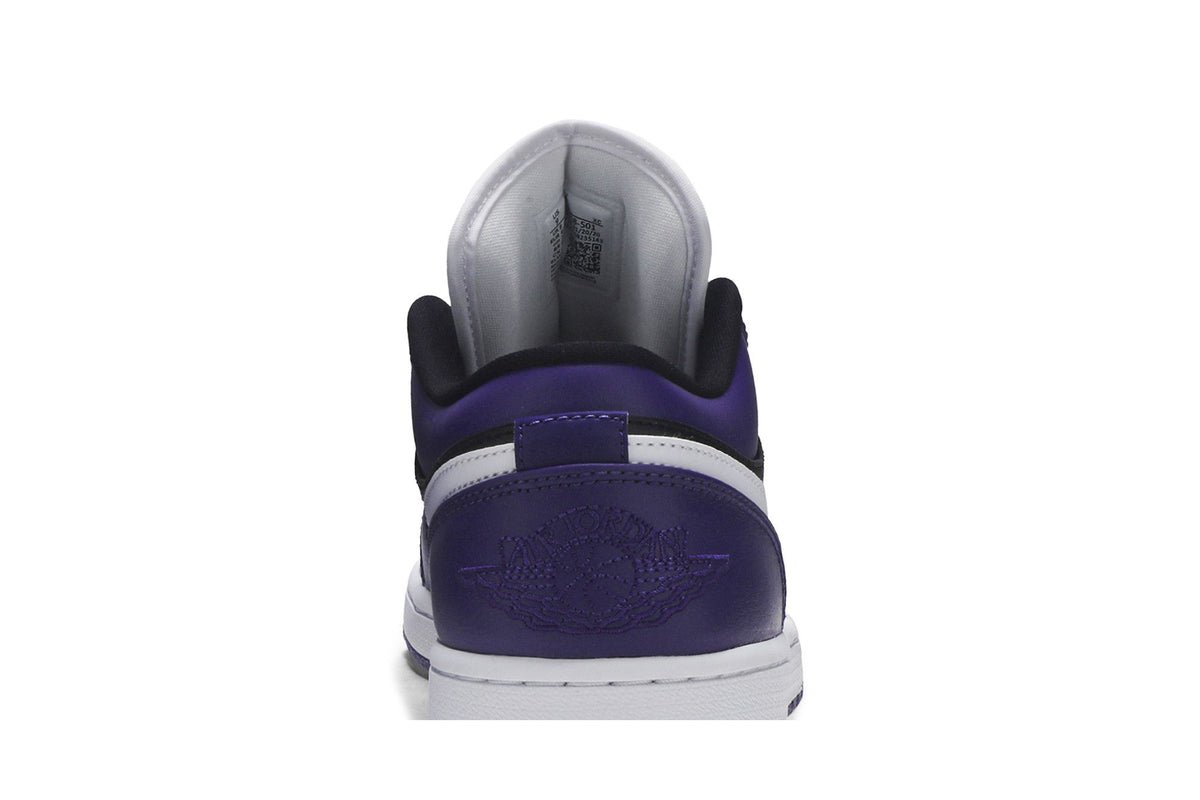 Jordan 1 Low Court Purple Black sneaker afbeelding 7 - stylecode 553558-501