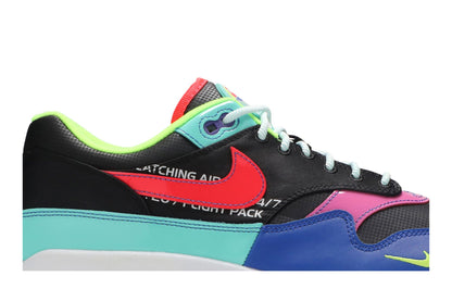 Nike Air Max 1 Black Hyper Grape sneaker afbeelding 2 - stylecode CU4713-001