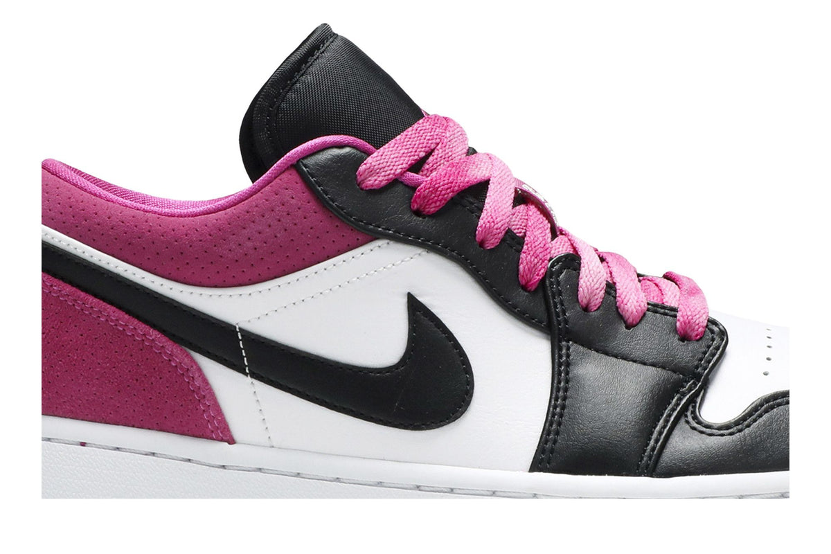 Jordan 1 Low Black Active Fuchsia sneaker afbeelding 2 - stylecode CK3022-005