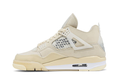 Jordan 4 Retro Off-White Sail (Women's) sneaker afbeelding 3 - stylecode CV9388-100