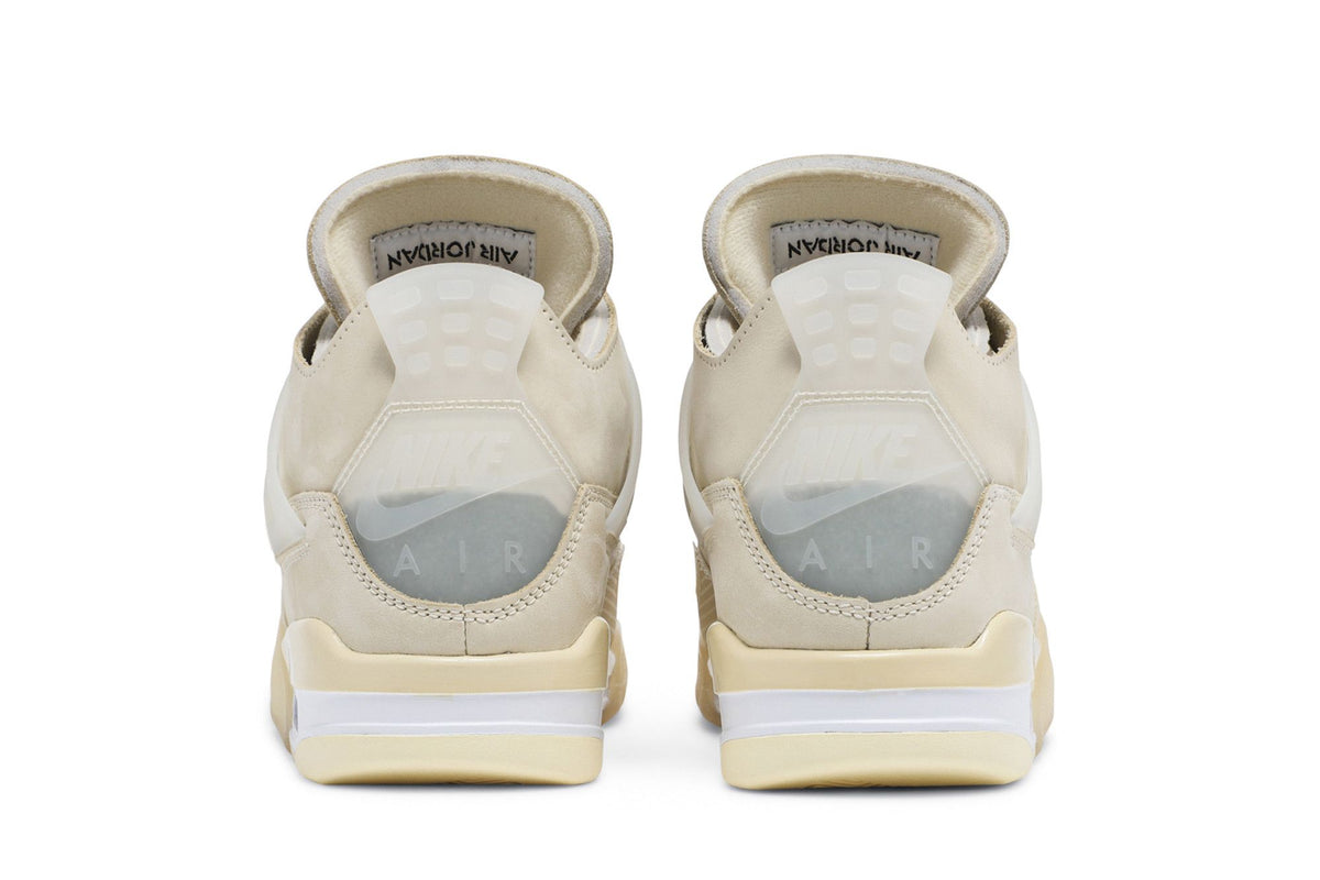 Jordan 4 Retro Off-White Sail (Women's) sneaker afbeelding 6 - stylecode CV9388-100