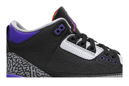 Jordan 3 Retro Black Court Purple sneaker afbeelding 2 - stylecode CT8532-050