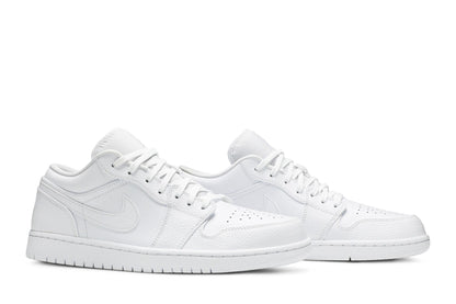 Jordan 1 Low Triple White Tumbled Leather sneaker afbeelding 8 - stylecode 553558-130