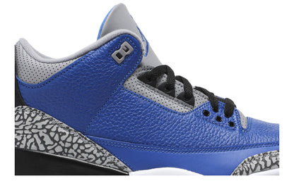 Jordan 3 Retro Varsity Royal Cement sneaker afbeelding 2 - stylecode CT8532-400