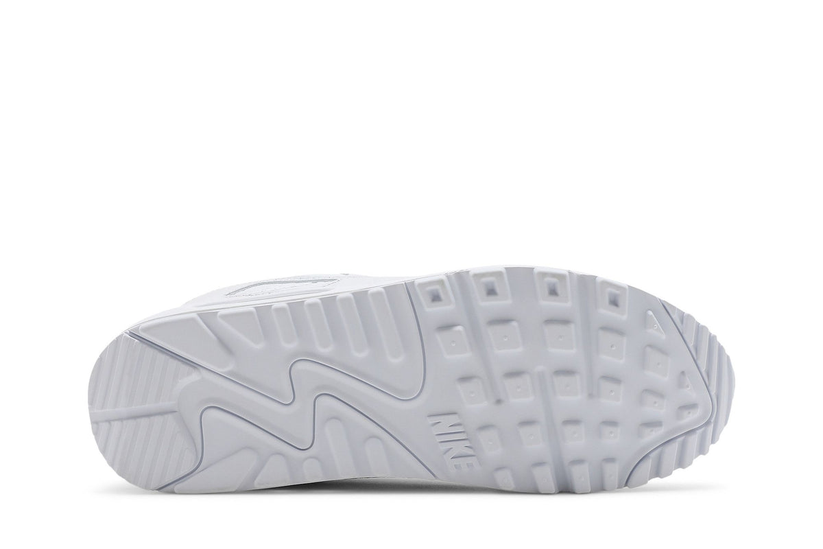 Nike Air Max 90 Leather Triple White sneaker afbeelding 4 - stylecode CZ5594-100