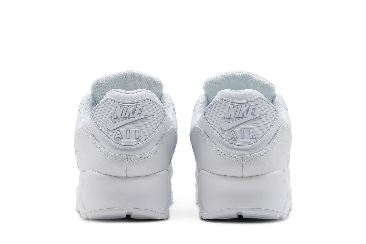Nike Air Max 90 Leather Triple White sneaker afbeelding 6 - stylecode CZ5594-100