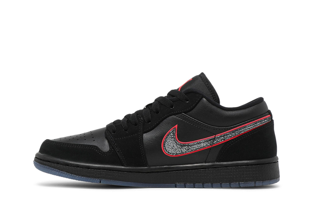 Jordan 1 Low Black Red Orbit sneaker afbeelding 3 - stylecode CK3022-006