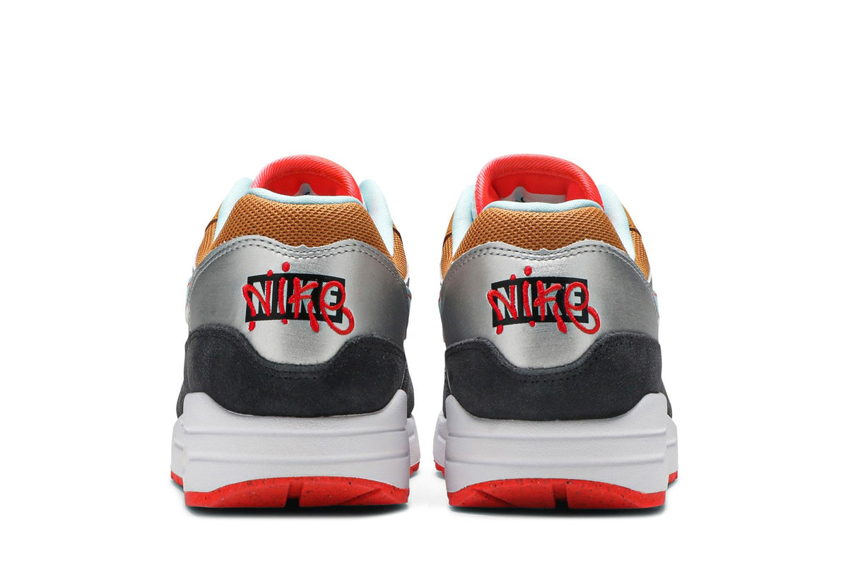 Nike Air Max 1 Graffiti Logo sneaker afbeelding 6 - stylecode CZ8138-100