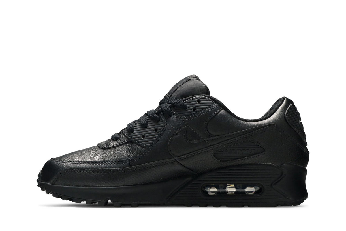 Nike Air Max 90 Leather Triple Black sneaker afbeelding 3 - stylecode CZ5594-001
