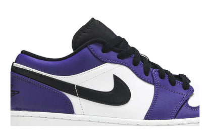 Jordan 1 Low Court Purple White sneaker afbeelding 2 - stylecode 553558-500