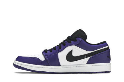 Jordan 1 Low Court Purple White sneaker afbeelding 3 - stylecode 553558-500