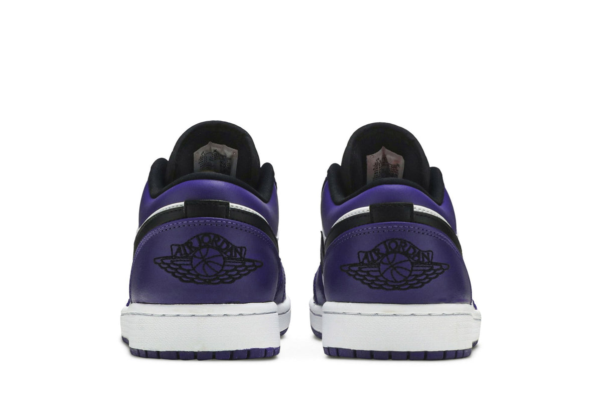 Jordan 1 Low Court Purple White sneaker afbeelding 6 - stylecode 553558-500