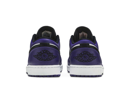 Jordan 1 Low Court Purple White sneaker afbeelding 6 - stylecode 553558-500