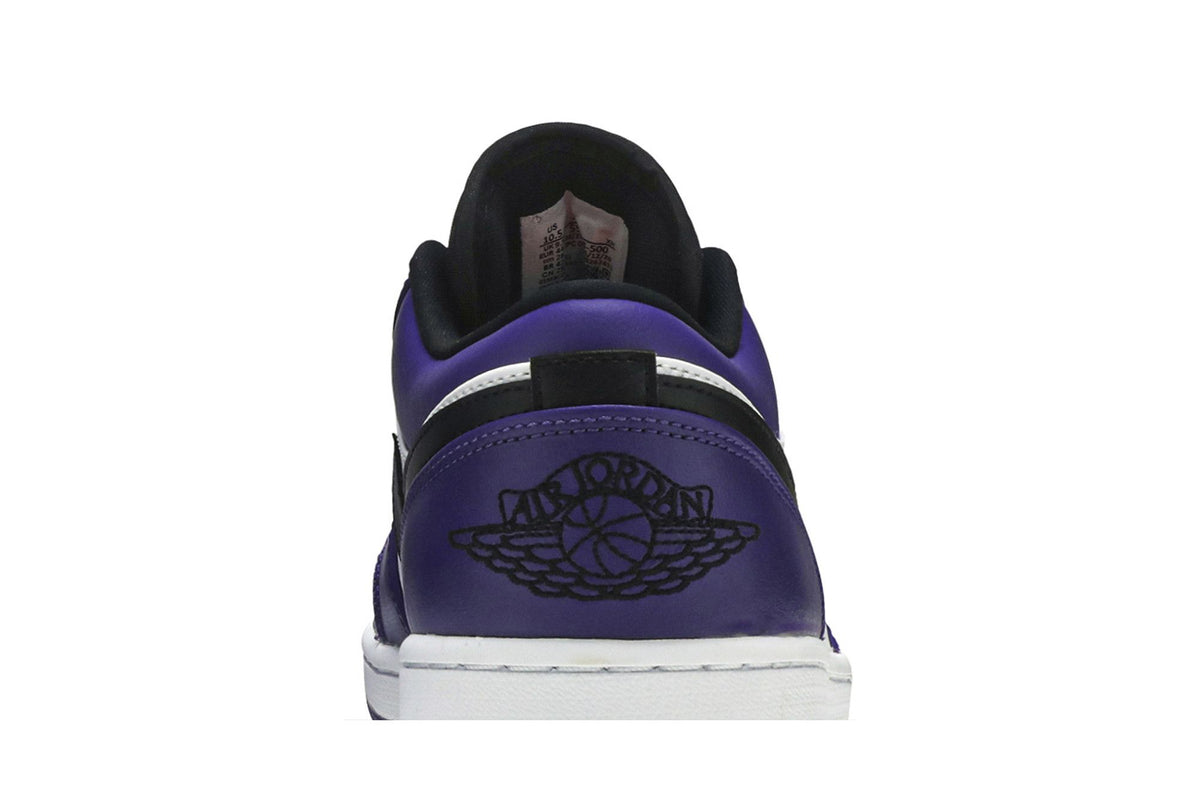 Jordan 1 Low Court Purple White sneaker afbeelding 7 - stylecode 553558-500